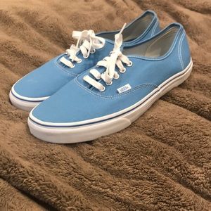 Vans Light Blue Lace up shoes
